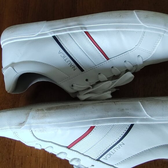 Nautica Capto white low-cut oxford shoes - Men's Size 10.5 - Picture 2 of 9